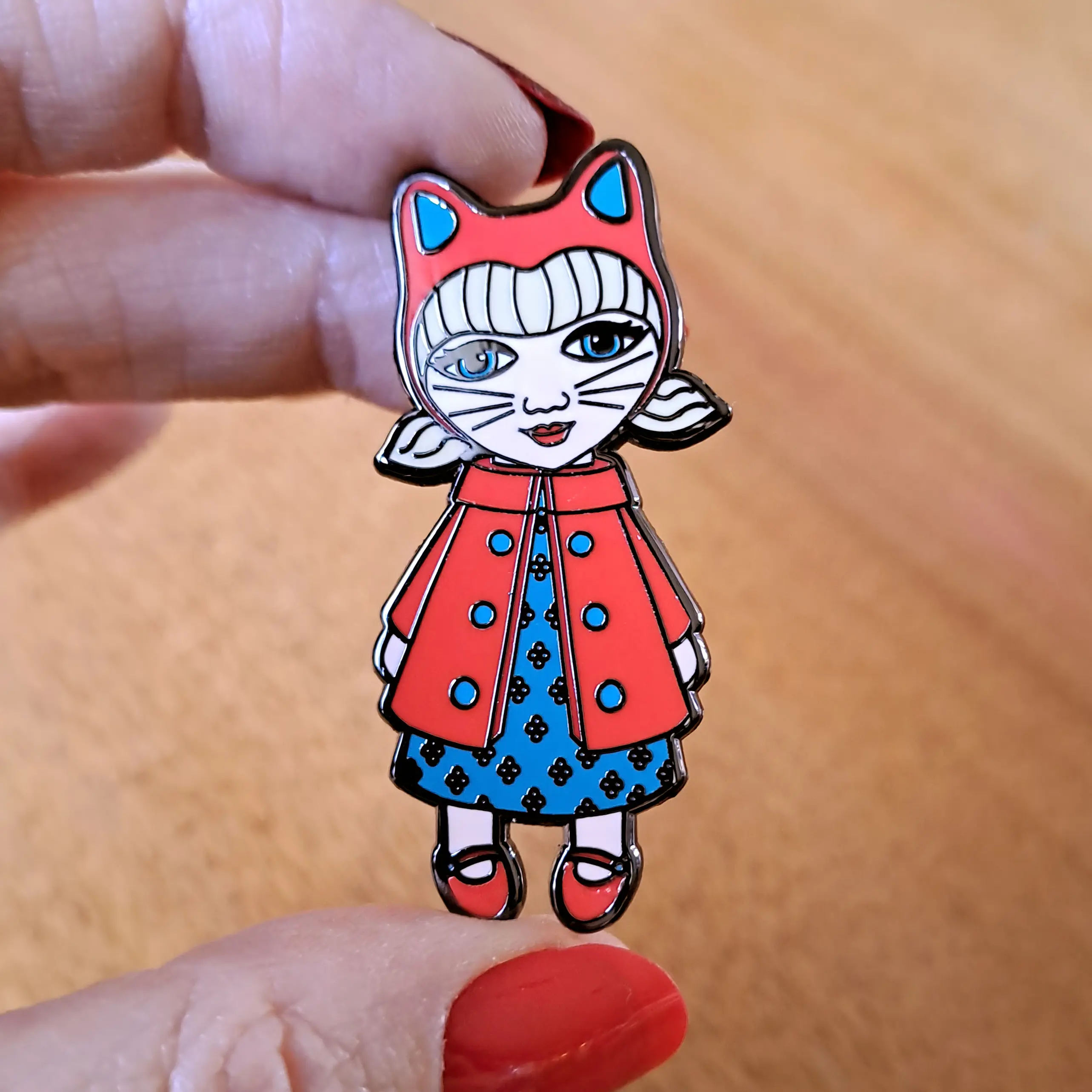 Astrid Cat Gurrl Enamel Pin